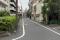 西新宿ミノシマビルのビル前面道路