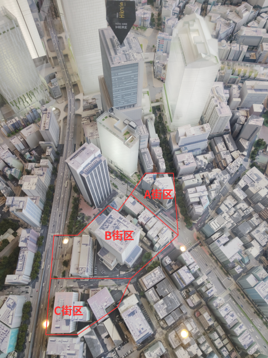 渋谷二丁目西地区 完成イメージ模型