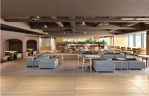 TOFROM YAESU TOWER:13階のWab.(ワボ)完成予想CG