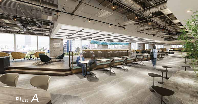 TOFROM YAESU TOWER:セットアップオフィスPlanA完成予想CG