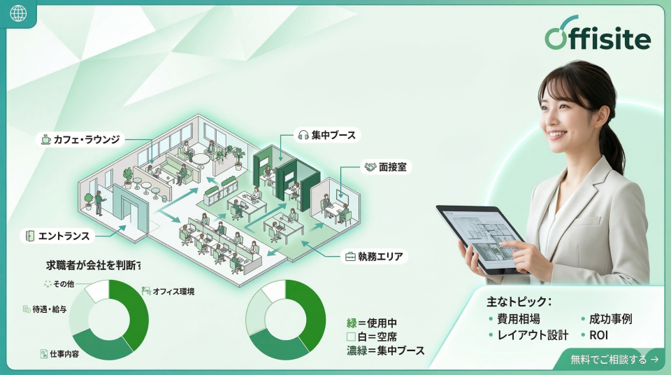 採用に強いオフィスデザイン