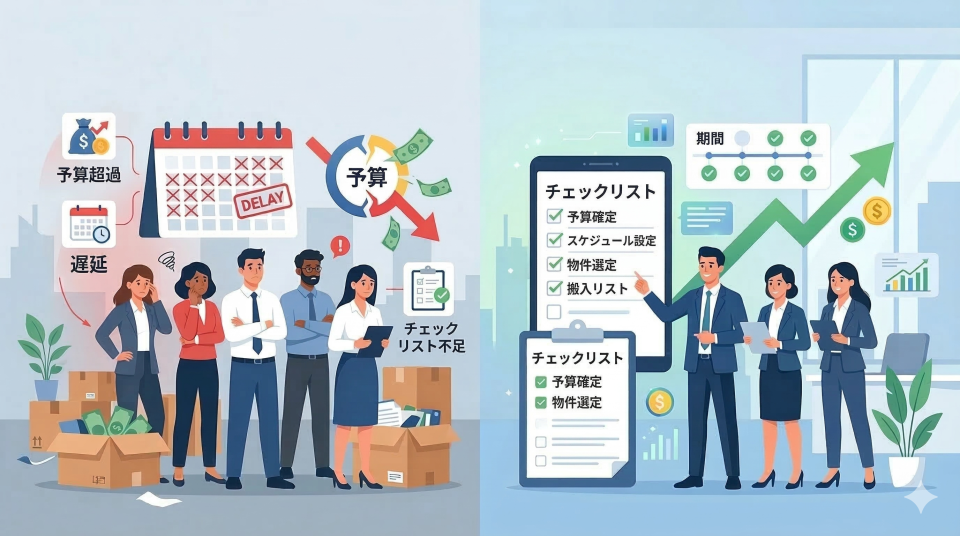 オフィス移転失敗例7つ