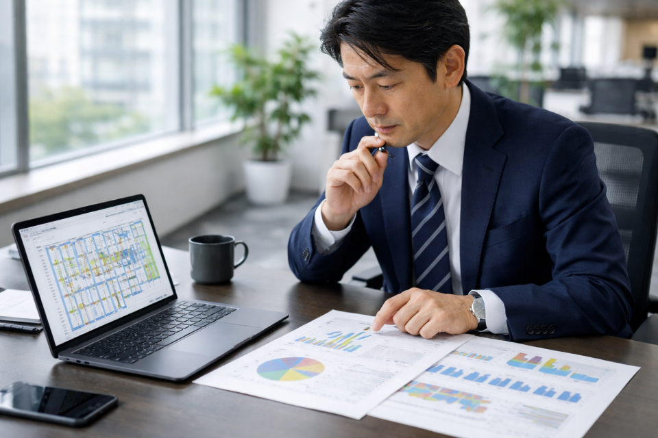 オフィスの増床・縮小タイミングの判断基準|在席率・稼働率・コストで見極める方法