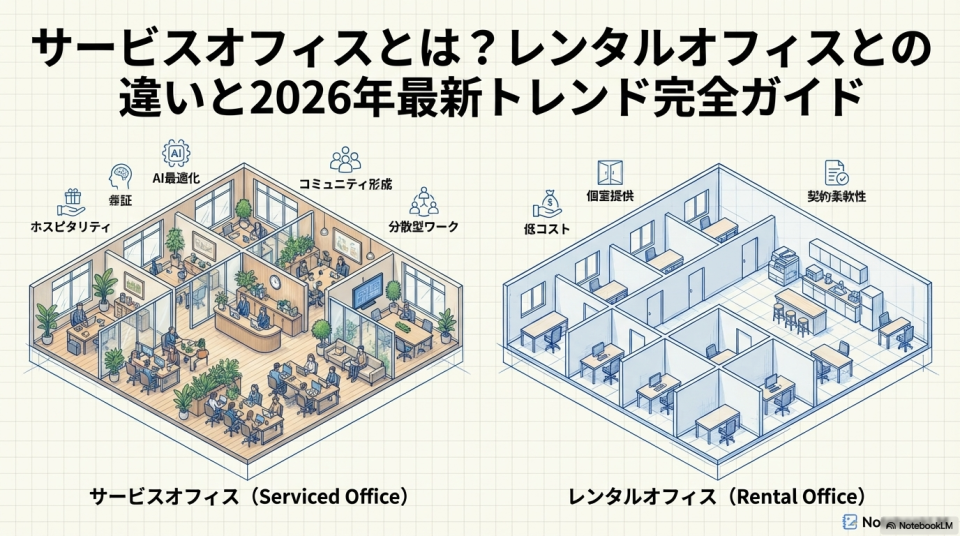【2026最新】サービスオフィスは「受付」で決まる? レンタルオフィスとの決定的な違いと後悔しない選び方