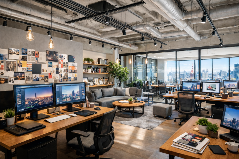 広告・クリエイティブ会社のオフィス選び|採用力と創造性を高める環境