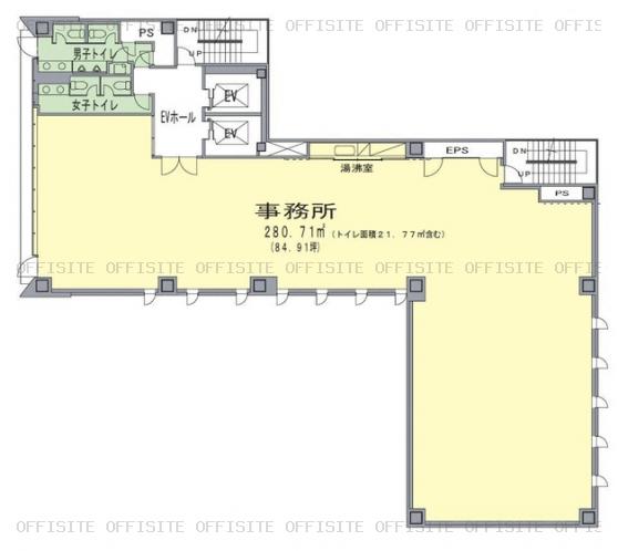 新橋I-Nビルの間取り