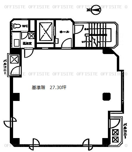 ロリエ市ヶ谷ビルの間取り