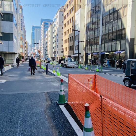 人形町ＰＲＥＸのビル前面道路