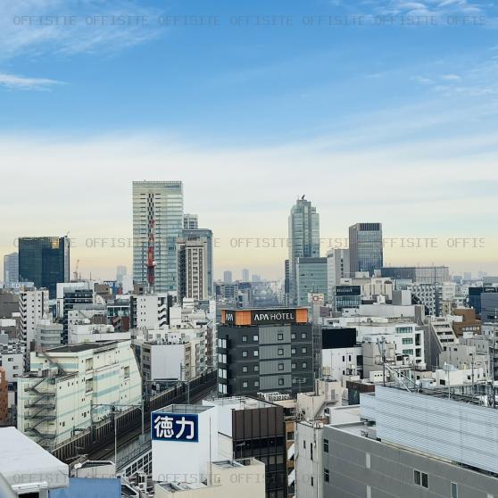 CIRCLES神田駅前の屋上からの眺望