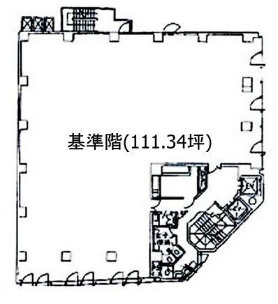 平河町ビル2F 間取り図
