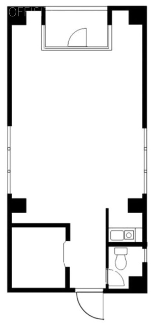 銀座深田ビルB1F 間取り図