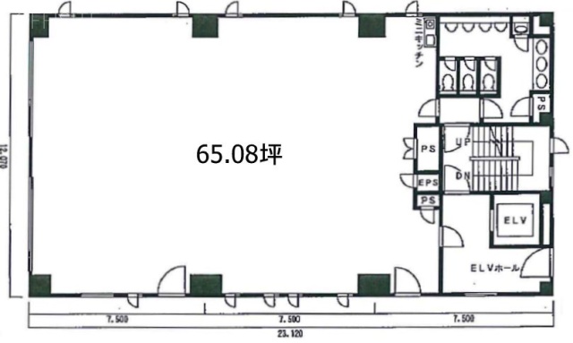 オアーキスタケビ3F 間取り図