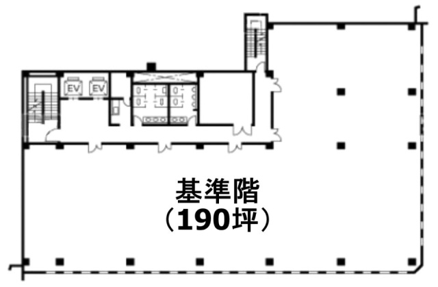 千葉センタースクエアビル801 間取り図