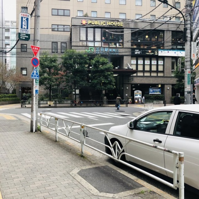 渋谷藤本ビル 4階 20.02坪　ビル前面道路