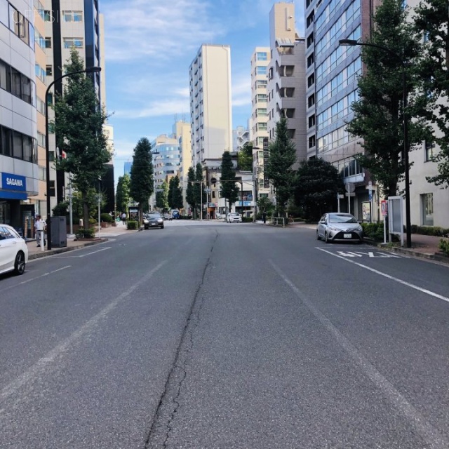 東京雄星ビル ビル前面道路