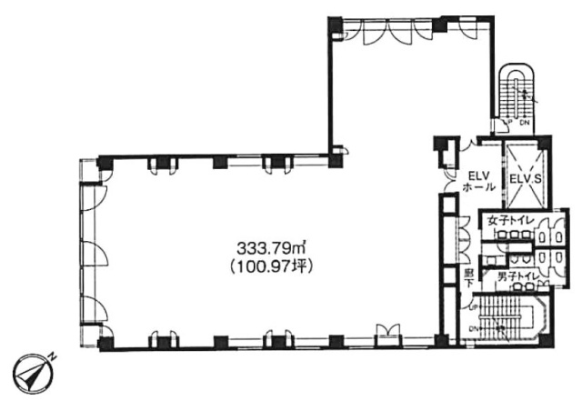 KDC渋谷ビル3F 間取り図