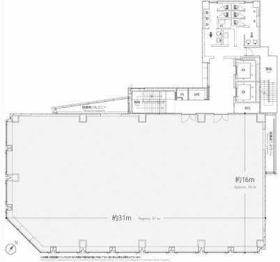 住友不動産元赤坂ビル2F 間取り図