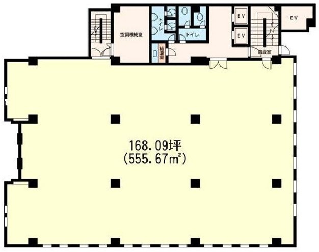 砂防会館別館A6F 間取り図