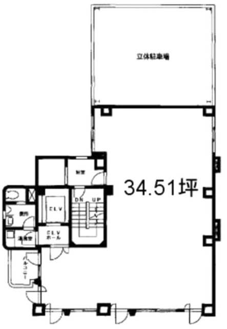 七條ビル7F 間取り図