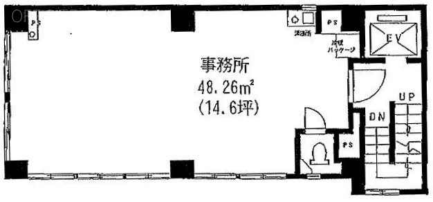 福島ビル1F 間取り図