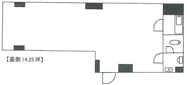 川京ビル3B 間取り図