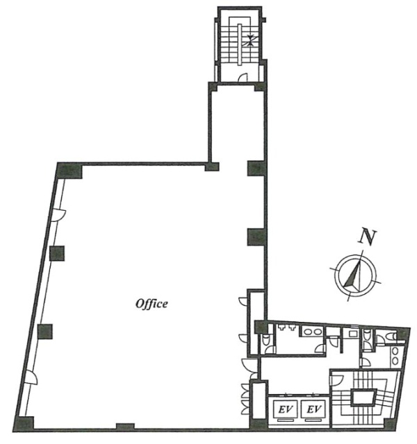 SKI赤坂ビル7F 間取り図