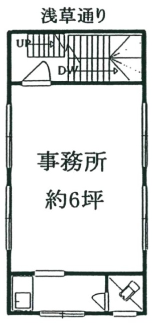 松竹ビル2F 間取り図