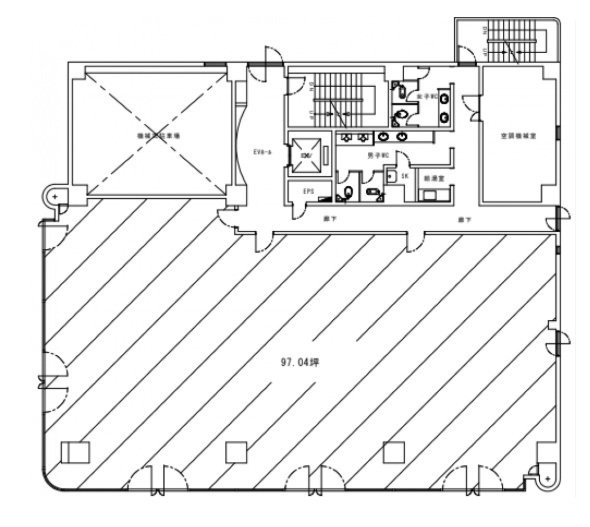 オカバ水戸ビルC 間取り図
