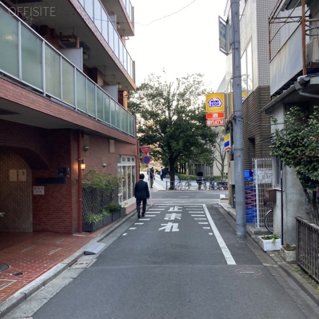 富士見フラワーハイホーム ビル前面道路