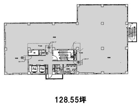 千駄ヶ谷第30大京ビル5F 間取り図