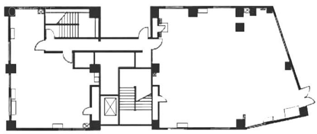 フラワー御殿山ハイツビル1F 間取り図