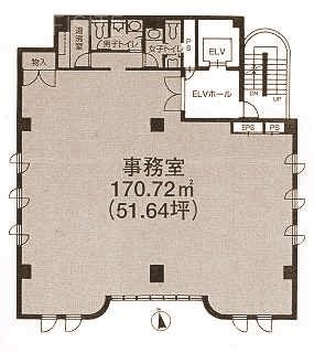 HGⅢビル1F 間取り図