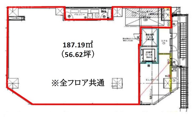 KK-TOWER2F 間取り図