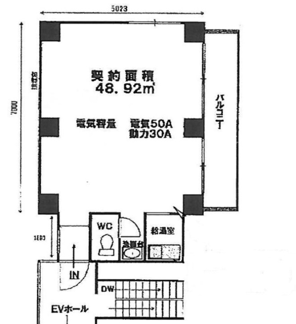 サンワード恵比寿1F 間取り図