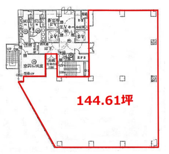 東陽プラザビル2F 間取り図