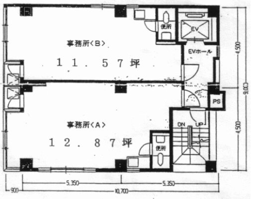 石井ビルA 間取り図