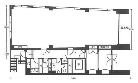 REXビル4F 間取り図