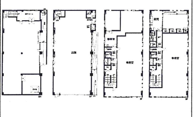 豊田ビルB1F～3F 間取り図