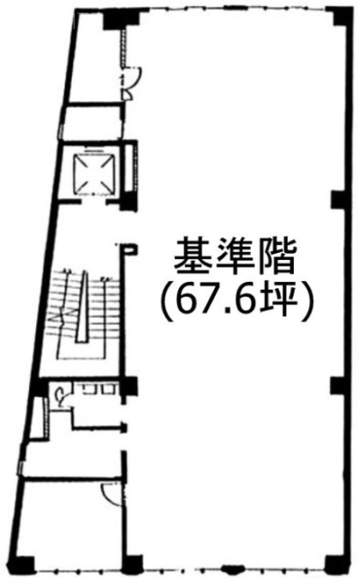 渋谷東日本ビル6F 間取り図