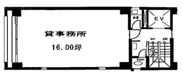 ウキガイビル5F 間取り図