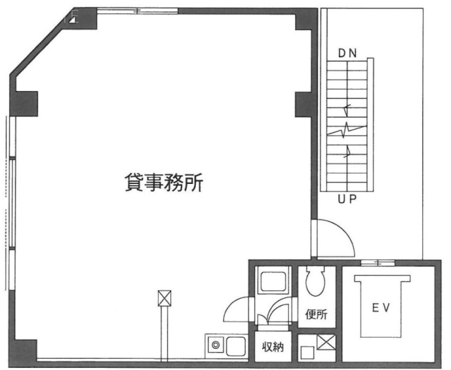 エスユービル2F 間取り図
