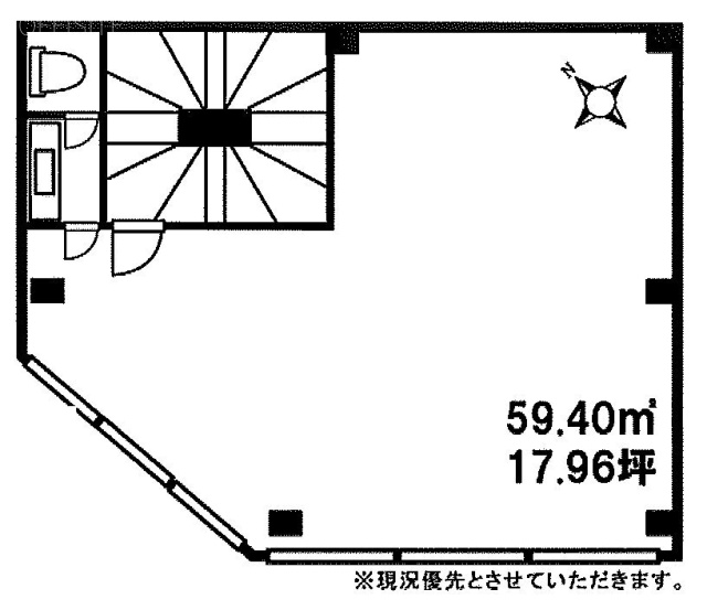 新幸ビル5F 間取り図