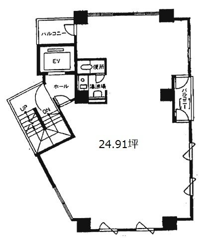 飯田橋T&Sビル3F 間取り図