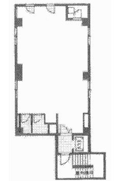 浅野第3ビル1F 間取り図