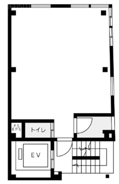 新富アソシエイトタワー5F 間取り図