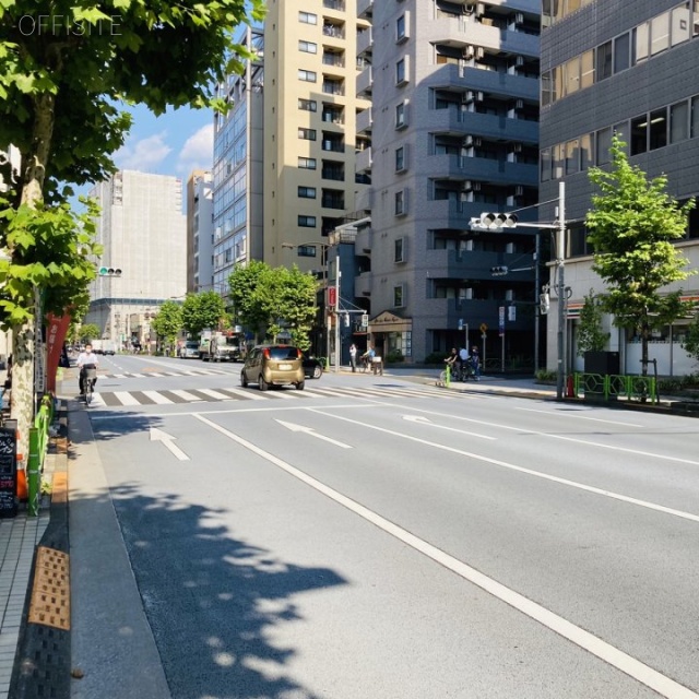 オーキッドプレイス人形町ウエスト ビル前面道路