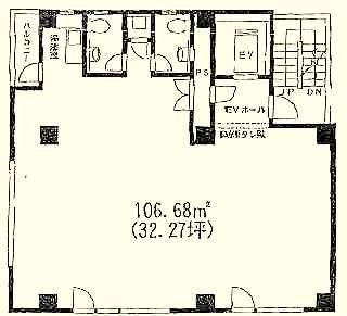 パレスピアビル4F 間取り図