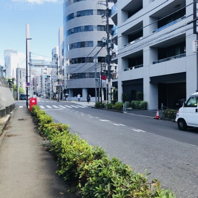 サンワード恵比寿 ビル前面道路