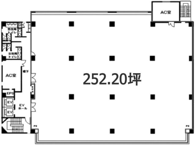 三井ウッディビル3F 間取り図