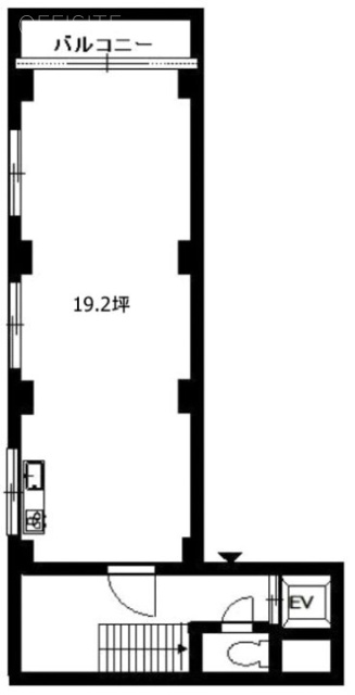 リバテイー5号館7F 間取り図